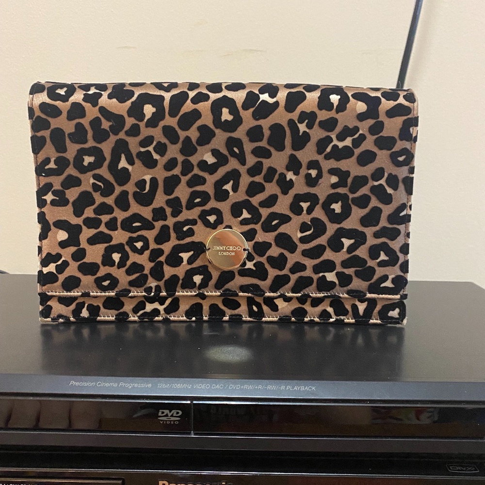 Jimmy Choo Leopard Clutch